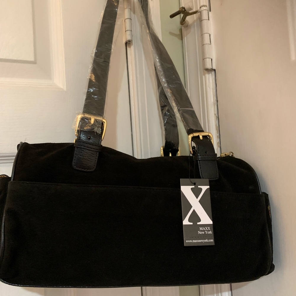 Maxx New York suede and leather purse - Picture 2 of 8